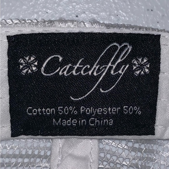 Catchfly "Fate Loves the Fearless" Distressed Ponytail Baseball Hat/Cap-OS NWT - Picture 10 of 10